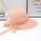 Wide Brim Straw Sun Hat With Bowknot Ribbon For Girls And Women 11