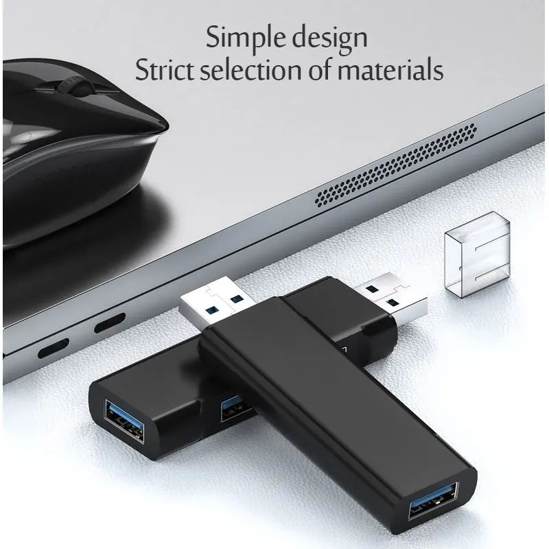 USB 30 MultiPort Hub Adapter 3Port USB Splitter For PC And Laptop 3
