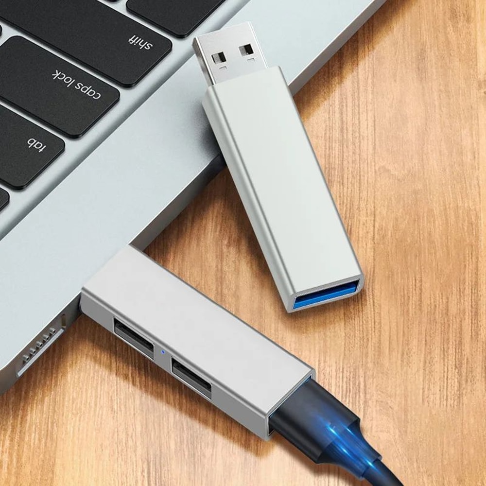 USB 30 MultiPort Hub Adapter 3Port USB Splitter For PC And Laptop 5