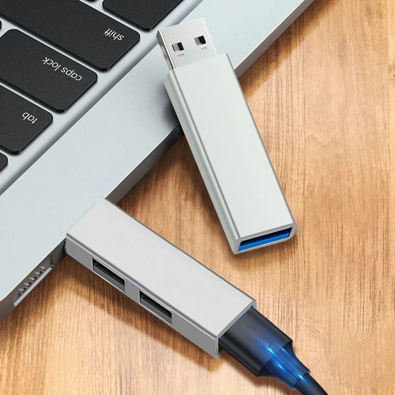 USB 30 MultiPort Hub Adapter 3Port USB Splitter For PC And Laptop 5