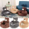 CozyBear Plush Pet Bed With Removable Washable Mat Four Seasons Dog Cat Sleeping Pad 4