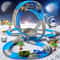 Space Track Magic Climbing Bendable Flexible Race Track Toy For Kids 2