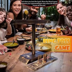 ring toss table games with shot ladder bundle for kids adults home party fun