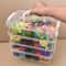 Extra Large 4 Tier Stackable Storage Box With Lid Clear Organizer For Toys And Building Blocks 1