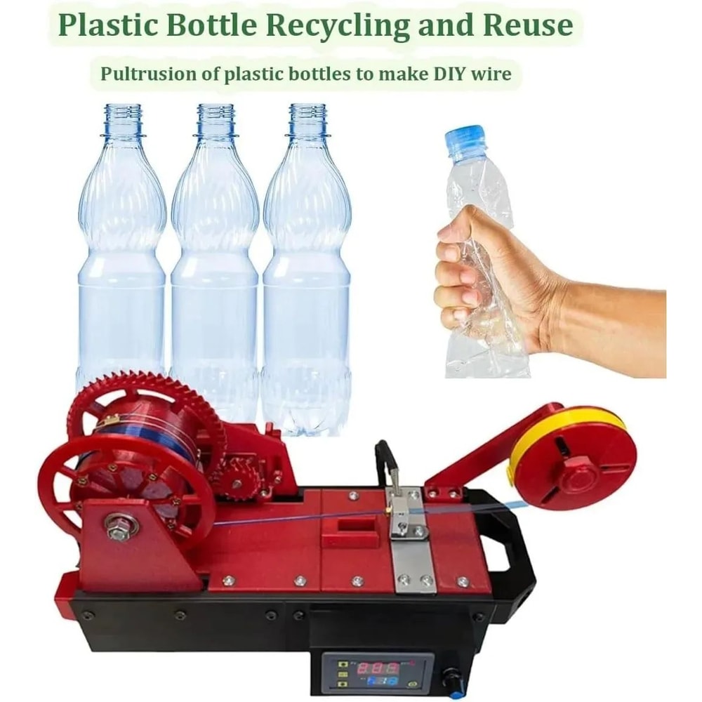 Recycled Filament Extruder Machine For Plastic Bottles 175mm 007in Maker With Small Scale Molding S 2