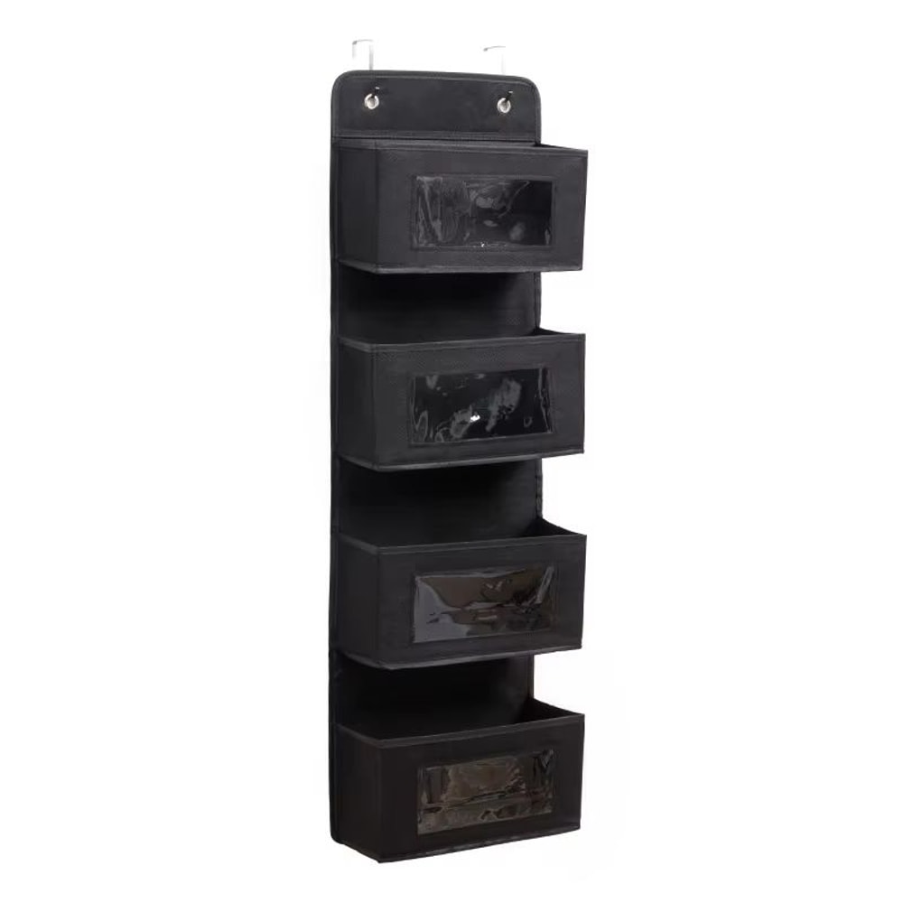 FourLayer Door Hanging Fabric Storage Organizer Bag For Underwear Socks And Sundries 7