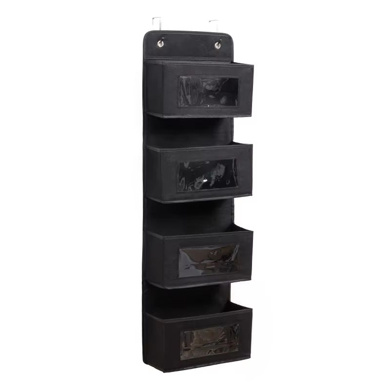 FourLayer Door Hanging Fabric Storage Organizer Bag For Underwear Socks And Sundries 7