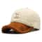 Trendy Lambswool Baseball Cap With Big Letter Embroidery For Winter Comfort 9