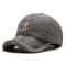 Trendy Lambswool Baseball Cap With Big Letter Embroidery For Winter Comfort 10