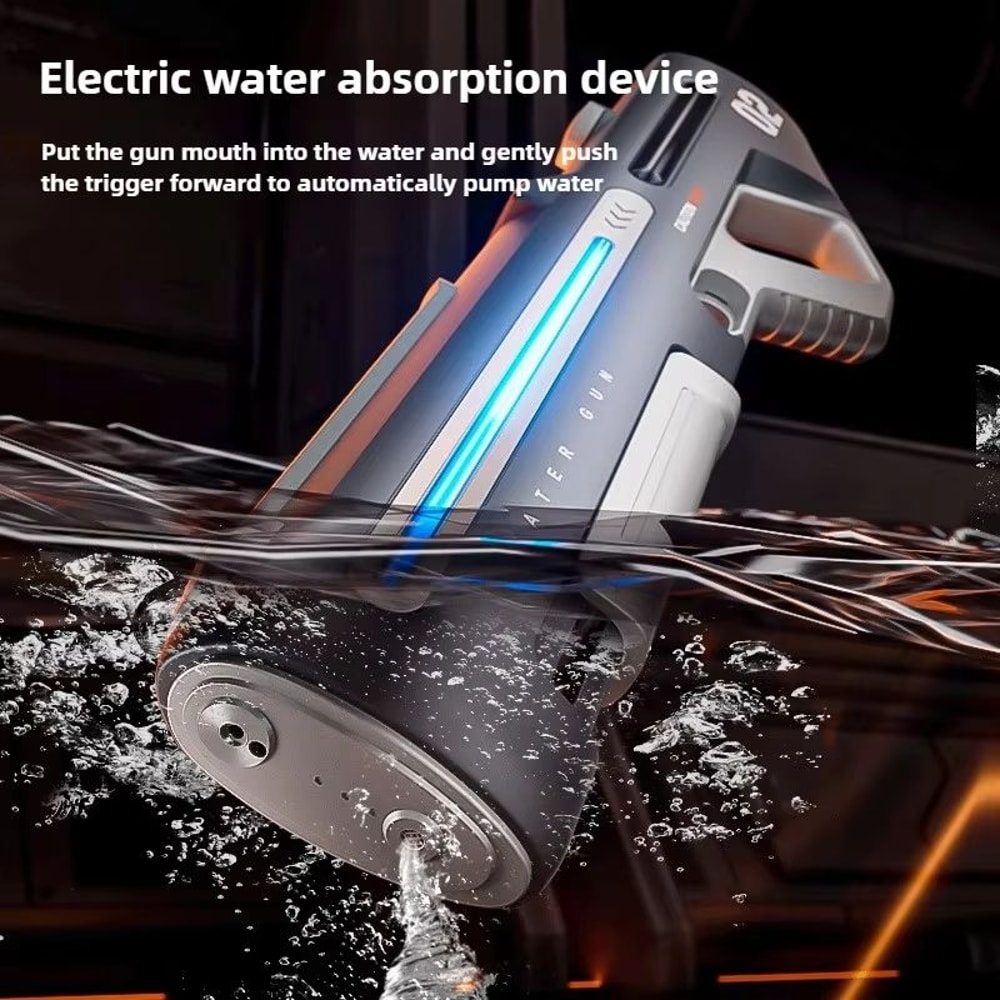 Electric LED Water Gun Toy With HighPressure Spray For Outdoor Fun 2