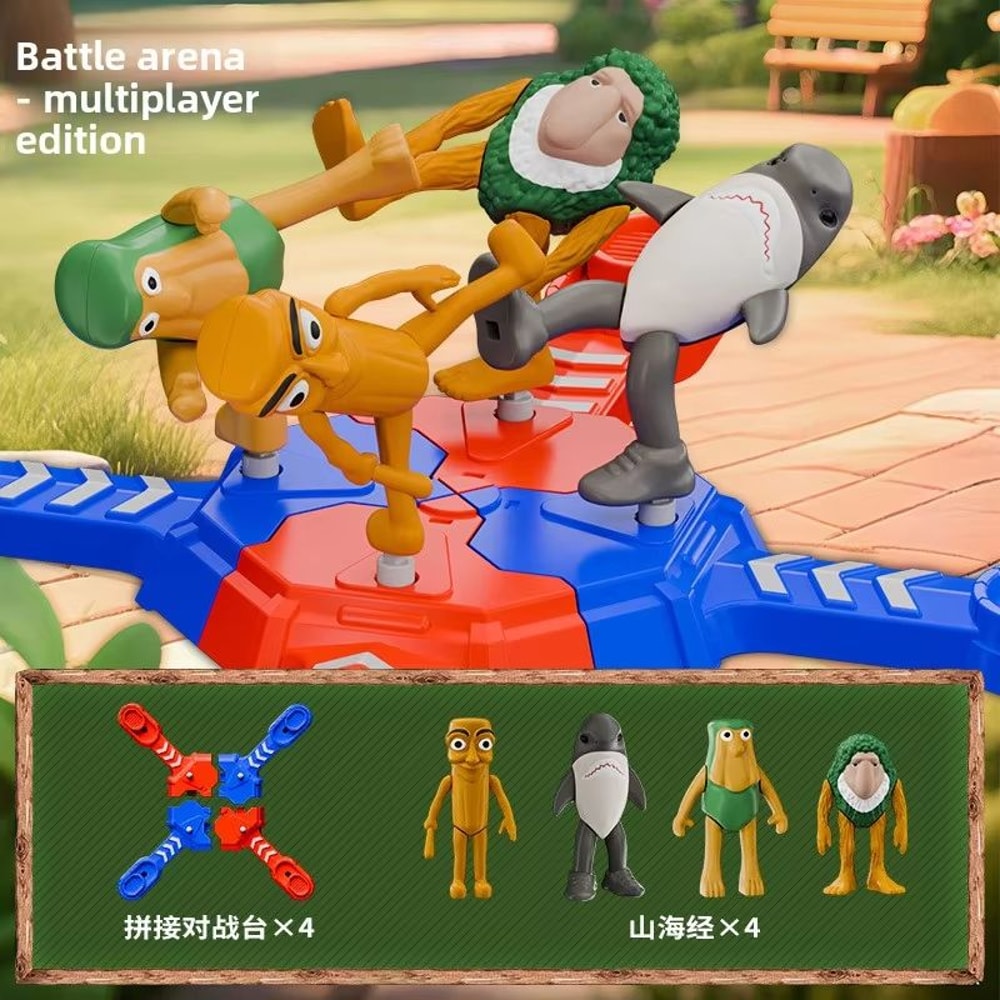 Shanhaijing Wooden Stick Multiplayer Battle Toy For Family Fun Party Games 7