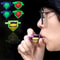 Colorful Spinning Top Plastic Gyroscope Toy Set Classic Whistle Spinner For Kids Fun 0