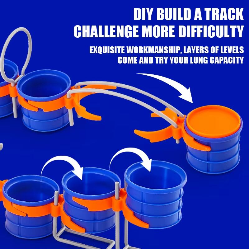 Interactive Cup Jump Ball Childrens Board Game For Lung Vitality ParentChild Exercise 4