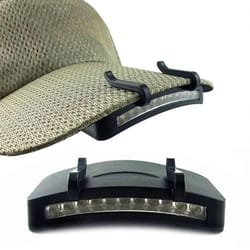 super bright led headlamp clip-on cap hat torch for outdoor fishing, camping & hunting