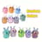 Squishy Bunny Stress Ball With Light Fun Fidget Toy For Kids Easter 3