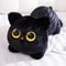 20in Black Cat Plush Pillow Cute Stuffed Animal Cushion For Kids And Cat Lovers 6