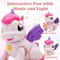 Magical Light Music Unicorn Pegasus Plush Toy For Kids 2