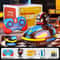 RC Battle Bumper Car Toy With Lights And Music For Kids 7