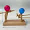 Balloon Bamboo Man Battle Wooden Party Game For 2 Players 5