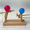 Balloon Bamboo Man Battle Wooden Party Game For 2 Players 5