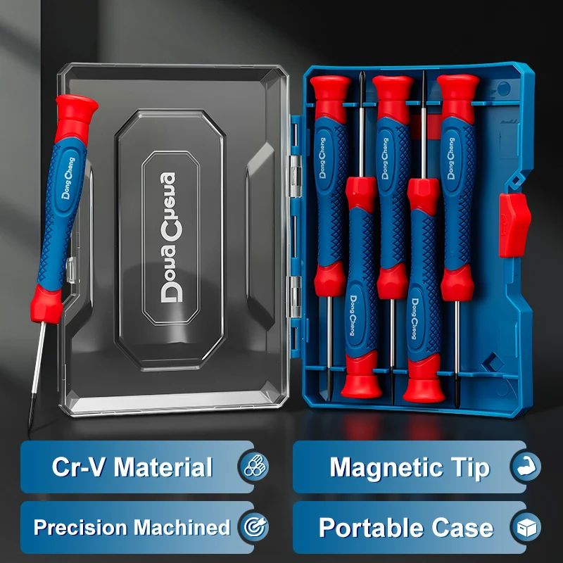 6 Piece Precision Electronic Screwdriver Set For Phone And Computer Repair 1
