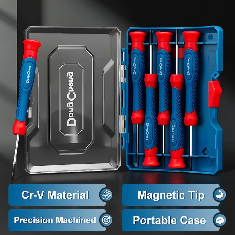 6 Piece Precision Electronic Screwdriver Set For Phone And Computer Repair 6