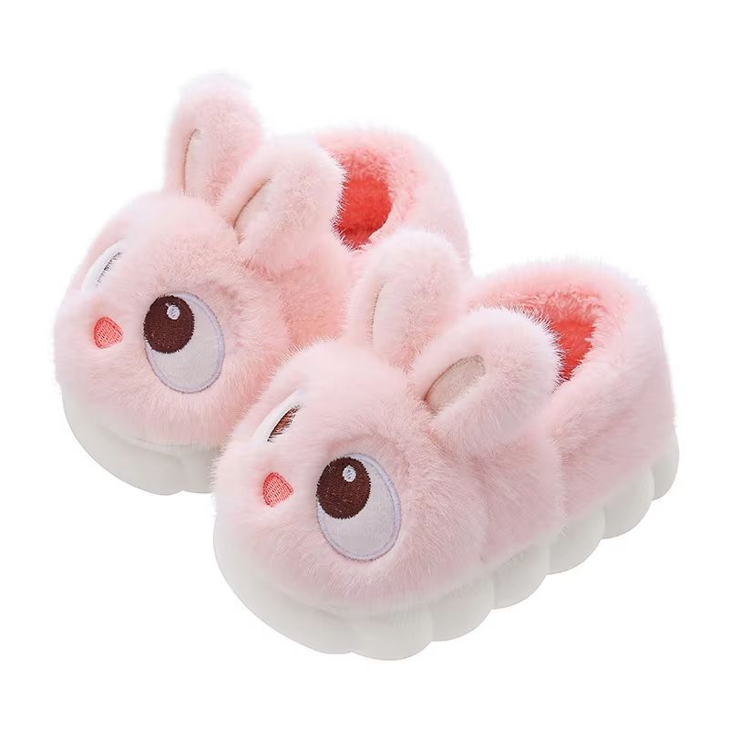 Cozy Bunny Plush Winter Slippers For Kids Indoor Home Shoes 4