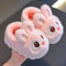 Cozy Bunny Plush Winter Slippers For Kids Indoor Home Shoes 9