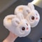 Cozy Bunny Plush Winter Slippers For Kids Indoor Home Shoes 7