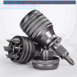 7-in-1 industrial mini screwdriver set with aluminum alloy handle for edc and precision work