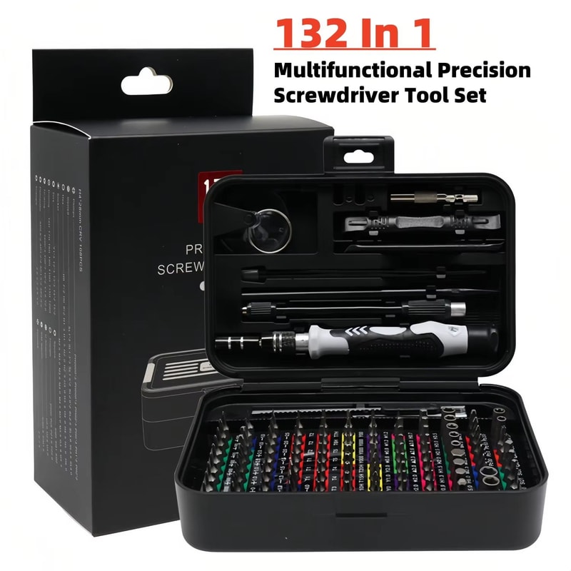 132In1 MultiFunction Precision Screwdriver Tool Set With Storage Box For Electronics And Device Rep 0