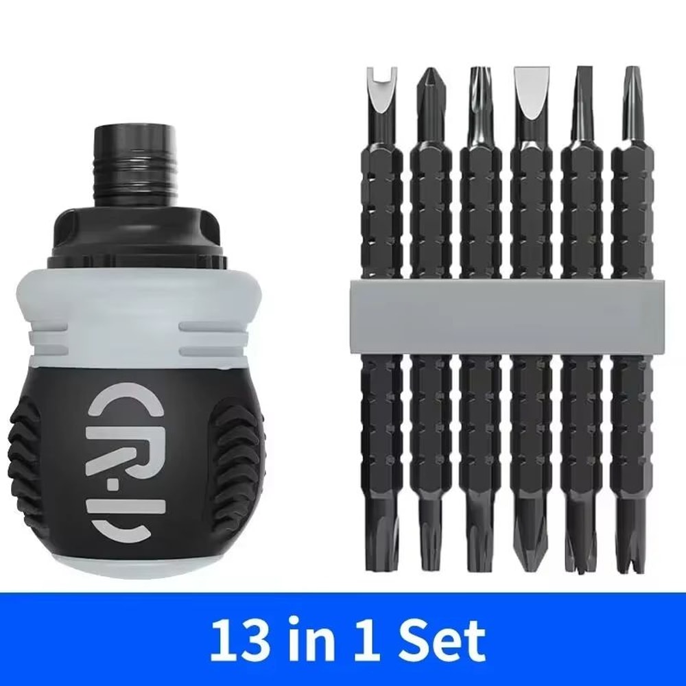 Mini Ratchet Magnetic Screwdriver With Reversing Function For Phillips And Slotted Screws 5