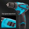 12V Cordless Impact Drill And Electric Screwdriver Combo Kit 5