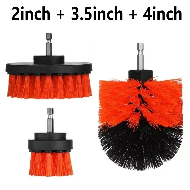 3Piece Drill Brush Power Scrubber Cleaning Tool Kit For Home And Auto Surfaces 6