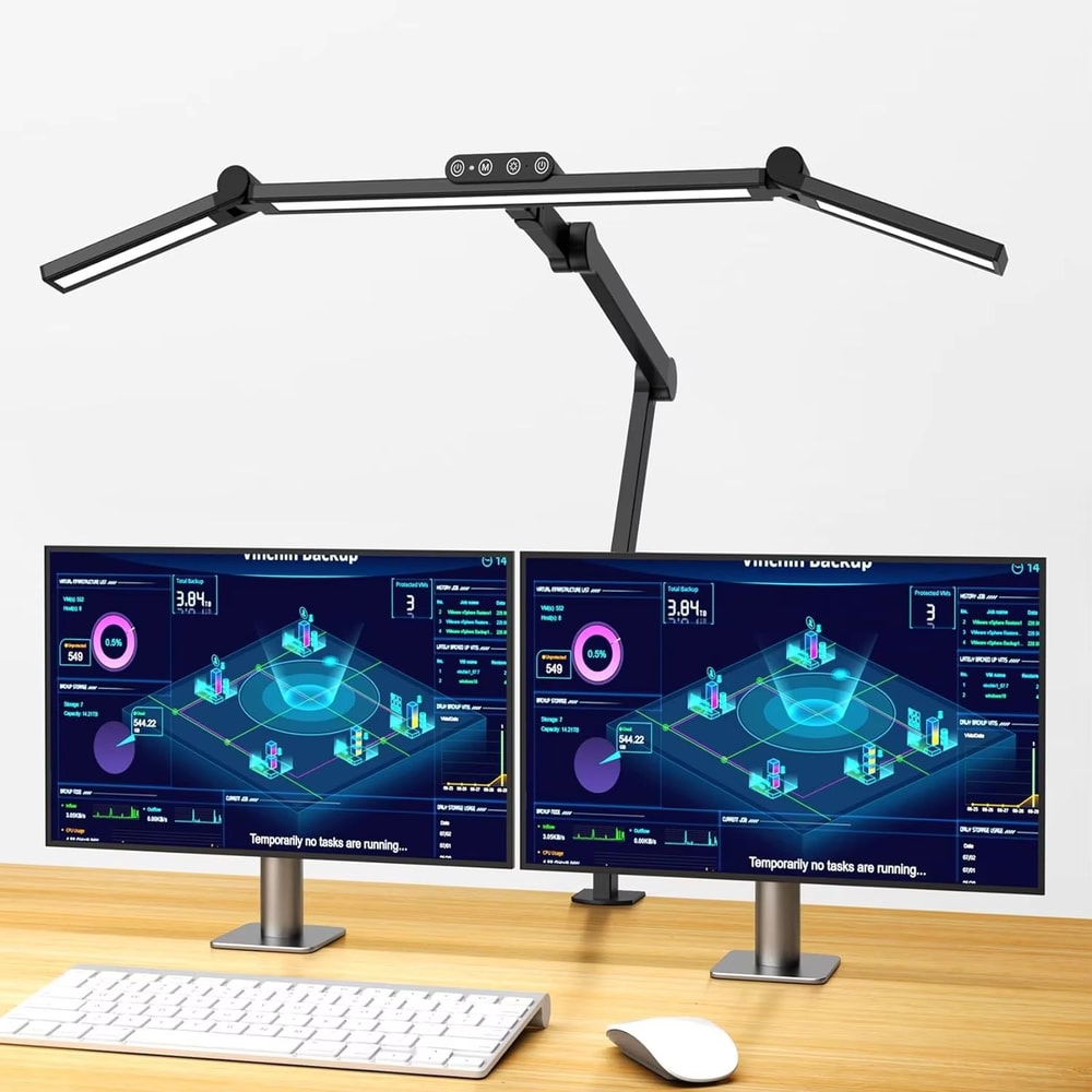 Architect LED Desk Lamp With Clamp 24W UltraBright AutoDimming EyeCaring Table Light 7