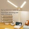Foldable Dual Head LED Desk Lamp With USB Rechargeable Battery Dimmable Reading Night Light For B 1