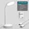 Flexible Dual Head USB Rechargeable LED Desk Lamp Eye Protection Light With 3 Color Modes 360 Rot 7