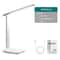 Flexible Dual Head USB Rechargeable LED Desk Lamp Eye Protection Light With 3 Color Modes 360 Rot 8