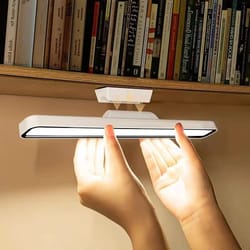 remote control magnetic hanging usb rechargeable led desk lamp – stepless dimming night light for study and reading