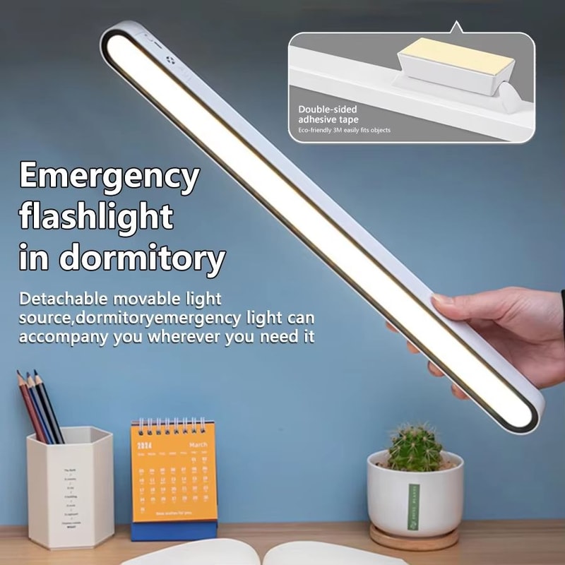 Remote Control Magnetic Hanging USB Rechargeable LED Desk Lamp Stepless Dimming Night Light For St 5