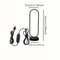 USB Rechargeable Ring LED Table Lamp Dimmable Modern Bedside Night Light For Bedroom Living Room 5