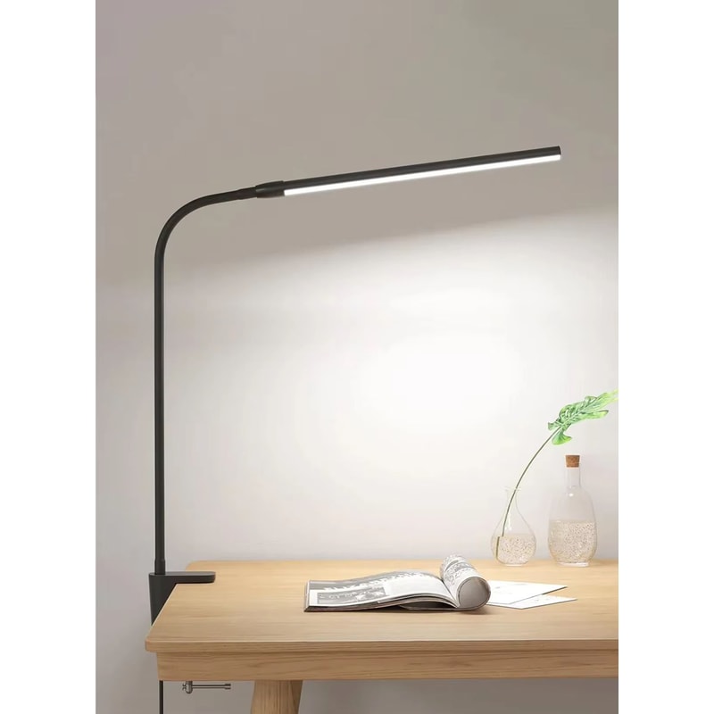 Foldable DualSingle Head LED Desk Lamp With Clip Adjustable Swing Arm Eye Protection Light 6