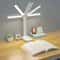 USB Rechargeable DualHead LED Desk Lamp Stepless Dimming Touch Night Light With EyeProtection Read 4