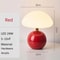 USB Powered Decorative LED Table Lamp Stylish Room Desk And Night Light In Pink Orange Red White B 9