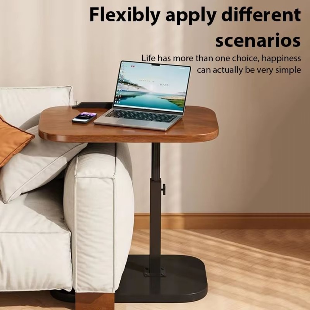 Multifunctional Lift Workstation Foldable Adjustable Desk SpaceSaving Computer And Bedside Table F 1