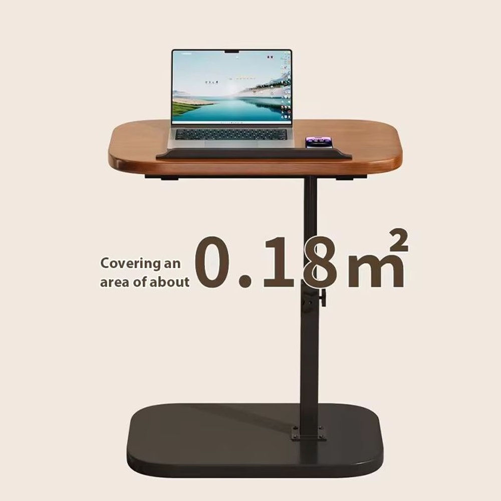 Multifunctional Lift Workstation Foldable Adjustable Desk SpaceSaving Computer And Bedside Table F 2