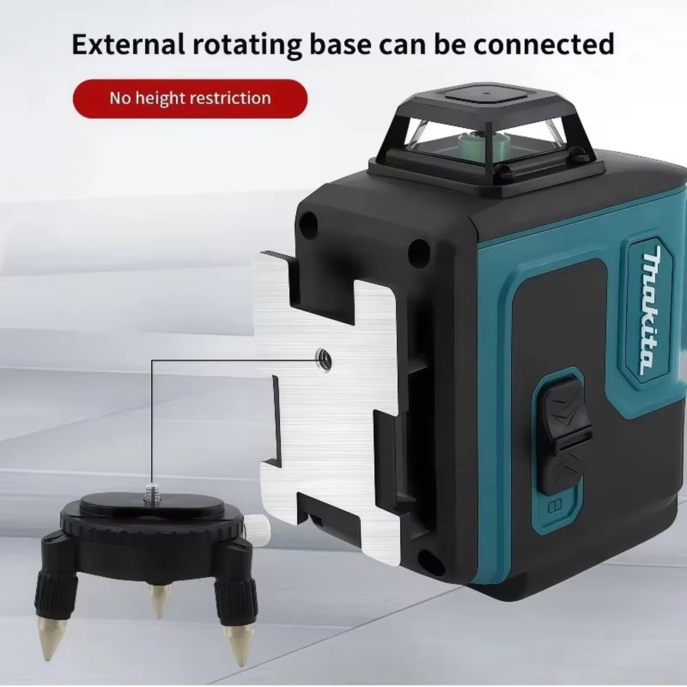 Makita Style 360 Degree Green Self Leveling Laser Level Cordless Cross Line With Wall Mount Bracket 4