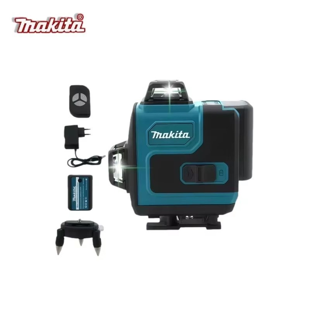 Makita Style 360 Degree Green Self Leveling Laser Level Cordless Cross Line With Wall Mount Bracket 6