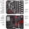 799 Piece Mechanic Tool Set With Rolling Aluminum Trolley Case Wrenches And Socket Wrench Set For H 2