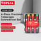 TOPLIA 6Piece Precision Extendable Screwdriver Set With MultiSize Interchangeable Bits For Electron 0